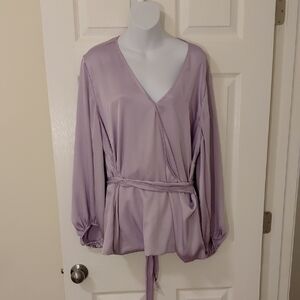 INC International Concepts Lilac Blouse